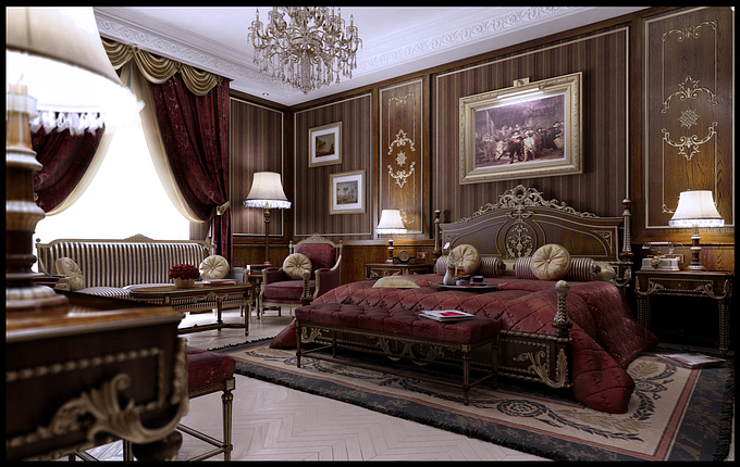 STRAIGHTLINE INTERIORS - http://www.straightline-interiors.com
 STRAIGHTLINE INTERIORS
 
 
 Max/Vray/Ps

 

Hi all,
This is my last project for classical hotel palace (Royal suite)
Machine used: Wrks I7/3.34Ghz/24Go of Ram
Render time: 7h23mn

All C&C are welcome

Walid LAYOUNI


