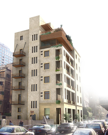 Renovated Building in Beirut