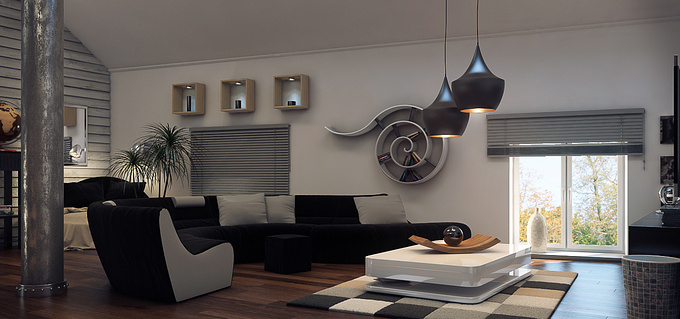 A loft made with 3dsmax and vray