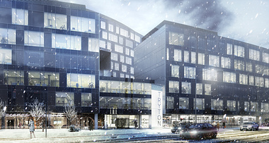 Tryton Business House - winter