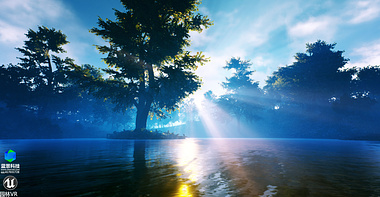 VR of lake.made by Unreal Engine4.12