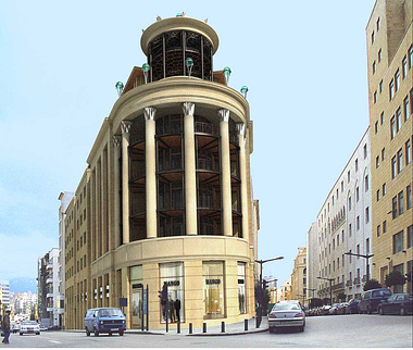 Semiramis Building in Down Town Beirut