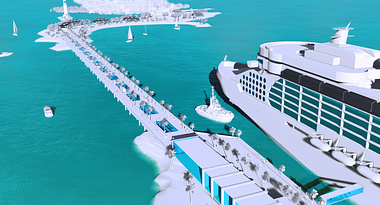 Concept for Cruise ship Terminal & Causeway