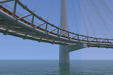 Construction Project: A pedestrain sea bridge