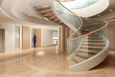 office stairs