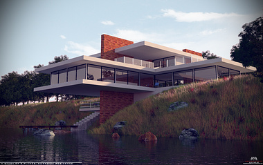 A Study Of Two Planes: Riverside Residence