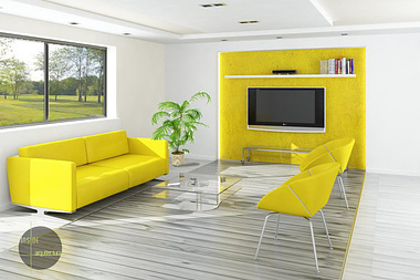 Yellow interior