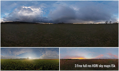 Free HDRI Sky maps from my collection.