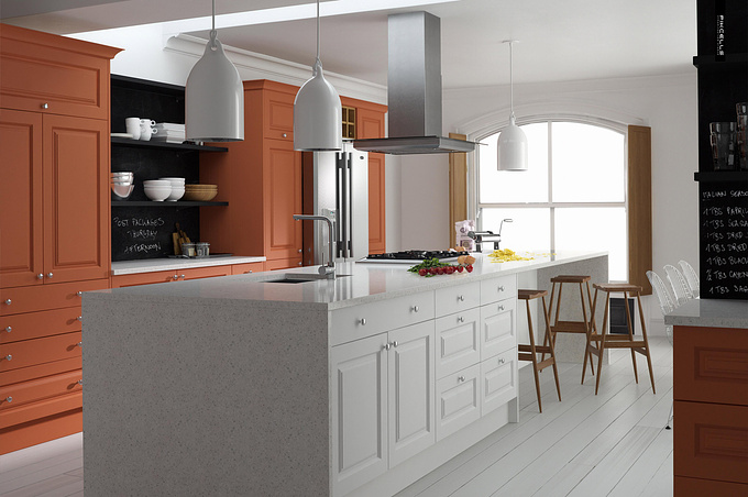  - http://pikcells.com/portfolio/linda-barker-kitchens-cgi
Hi Everyone,

Here are some images from a project we completed at the end of last year.

We were responsible for designing the kitchens and spaces as well as styling and obviously all the CGI production.

Lots of bespoke models and textures created for these, also some furniture items from umolab & turbosquid.

Used Vray & Max, a bit of after effects and Photoshop [Very little post work] with a little bit of food photography on each one.

We use Irradiance and Light cache for all our renders, on some of these we used the fake caustics workflow to add that extra ping. First time we have properly used it, works nicely enough.

Link to more images on our behance page;

https://www.behance.net/gallery/LB-Kitchens/14521163