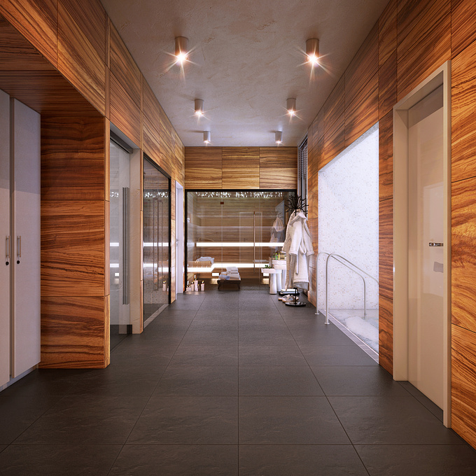 Cholakov Gongalov architects - http://www.cholakov-gongalov.com/
A project of a SPA in a private wealthy house. The project includes dressing room, pool, sauna, showers and relax room. Wood is used as main finishing material aiming to create coziness. 

Spa & RELAX















