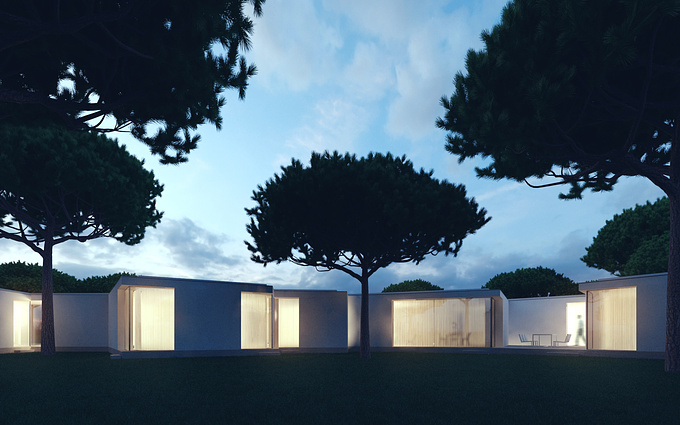  - http://
House in Vilamoura | Architecture: Eduardo Souto de Moura

3DMax, Vray, Photoshop