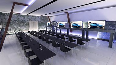 VW event interior
