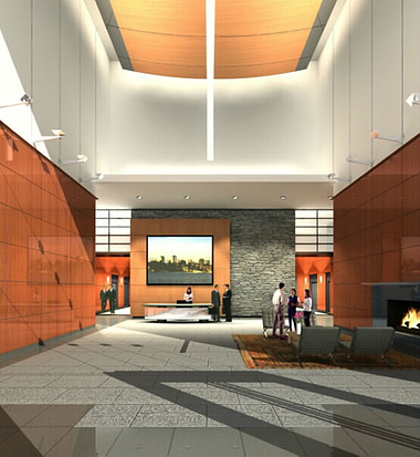 Lincoln Square Office Lobby