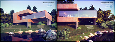 Ecological Wooden House, Conceptual