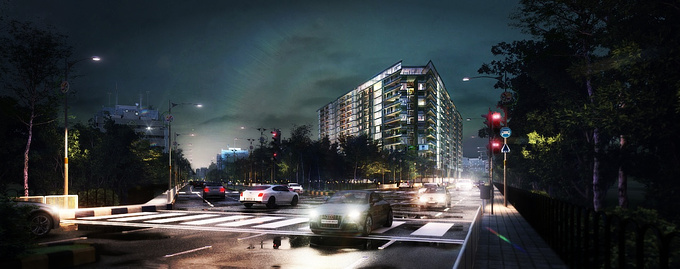 Dawn Digital Hong Kong limited - http://www.dawncg.com
3D Night Render for an upcoming Residential Project in India.