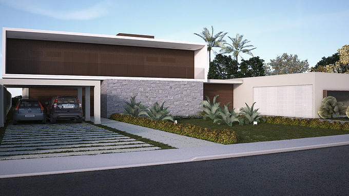 http://www.dmorato.com.br
Just finnished this project. A house in Brasília, Brazil, for a recently married couple. Aprox. 700sq/m, more information online.