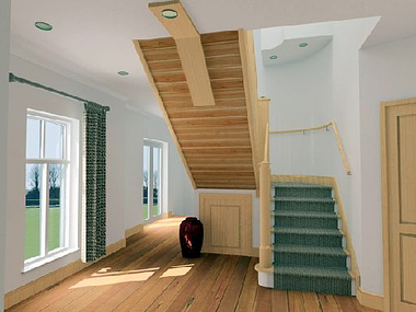 Domestic staircase