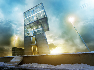 Tadao ando in winter