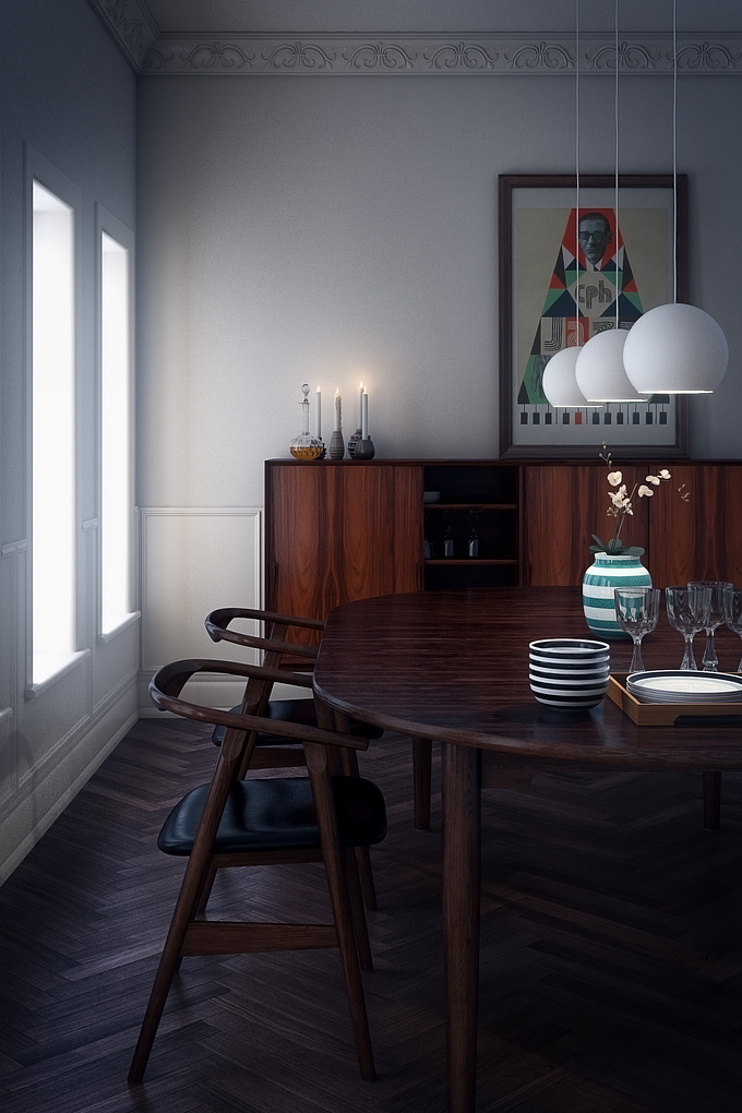 http://sebviz.com/
A collection of images I made of a french apartment in the course of 2 months using 3ds max, vray and Photoshop.