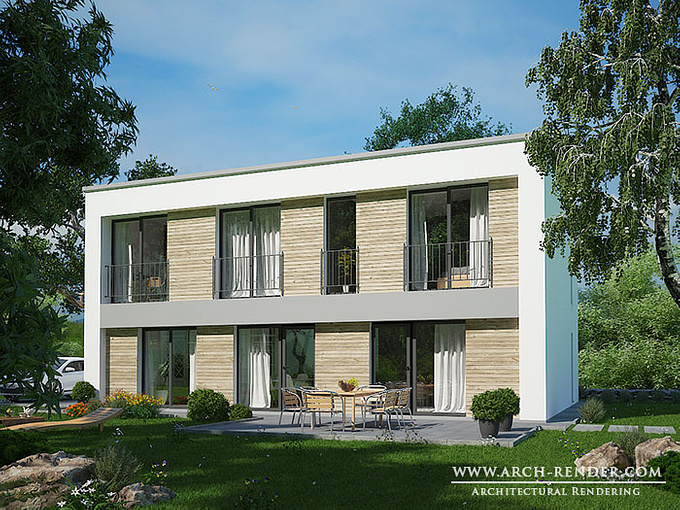 Arch-Render - http://www.arch-render.com
3D visualization. White House. Germany.