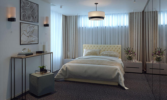 3dvisdesign - https://3dvisdesign.com/
Interior bedroom design and rendering 
more images you can find on our website
