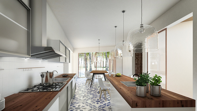 Vizcraft - https://www.facebook.com/vizcraft
Visualisation for kitchen from a residence in Goa