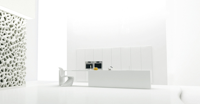 LEANDRO SILVA ARCH.VIZ - http://facebook.com/leandrosilvarchviz
PROJECT: A COZINHA DO FUTURO
YEAR: 2011
CATEGORY: COZINHAS/MENOS DE QUARENTA | OPEN IDEAS COMPETITION
ARCHITECTURE: LEANDRO SILVA / CAROLINA BRAGA

CONCEPT: The proposal develops a reflection around the kitchen space / equipment, in which one seeks to decode and build a personal vision, even if in a systematic and necessarily generic narrative, about the future of the kitchen, underlined by exploration and decomposition of its concept, form and program and in what this may provide in conjunction with a living space suitable to the inhabiting future mode.



--------------------------------------------------------------
Website: 
Facebook: 