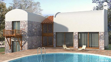 villa near pool