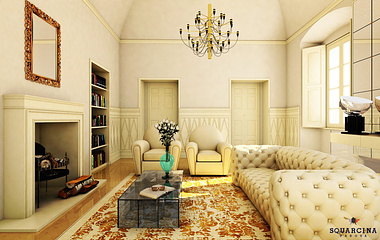 Ivory living room