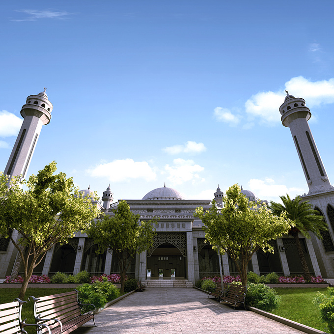 Realimage - http://cargocollective.com/adeelhameed29
Recently i did one project called "Al-Rawdah City".  i made Mosque shot which is High-Res render.
 Everything was done in 3dsmax. Photoshop was used to create textures and final post.
 Please feel free to give comments.