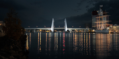 New bridge in Gothenburg - by Tenjin Visual