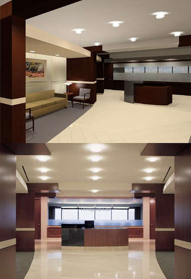 Lobby Before and After