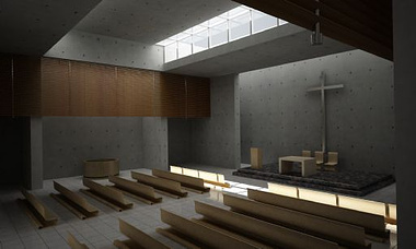 Modern Church - interior view