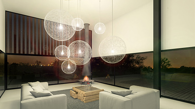 Serralheira Single House - Living Room
