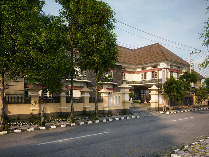 scanline studio - http://www.scanline-studio.blogspot.com
 scanline studio
 
 Dinas Pendidikan Banjarnegara
 3D Max - vray - Magic Bullet - Photoshop


Hi all this is my personal project, Rebuilding Senior High School. I tried to give a natural texturing look... I hope that you like it... Comments are always welcome..