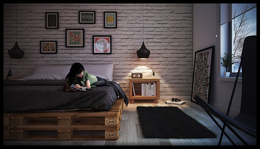 Winter bedroom A43D Estudio