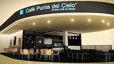 Cafe at Monterrey Airport
