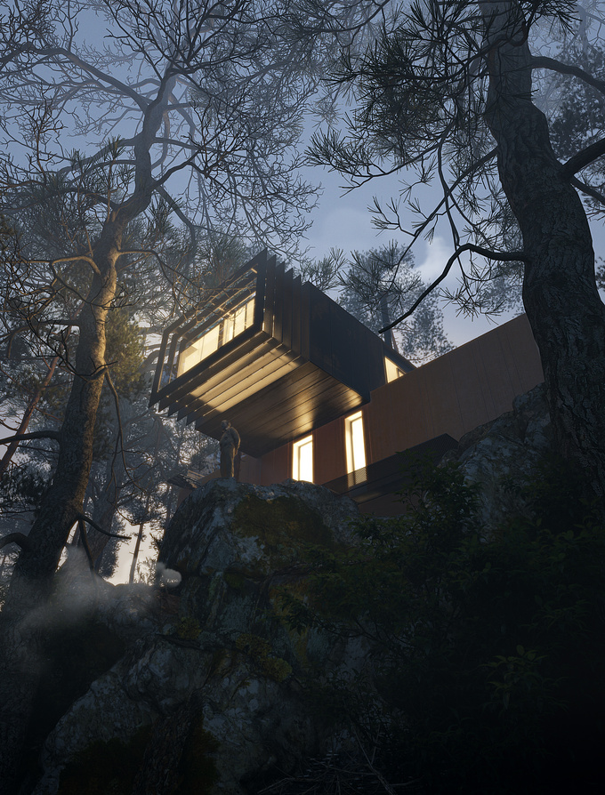 vicnguyendesign - http://vicnguyendesign.org/
House on the hill.
sw: 3dmax, vray and PS.
thanks all