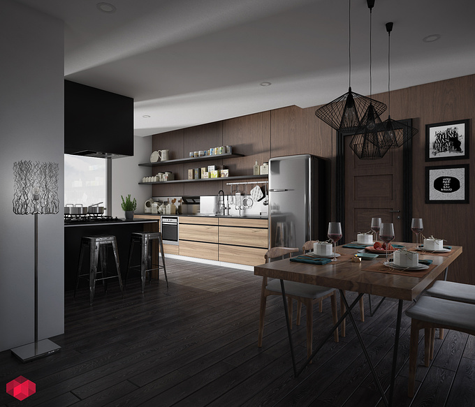 Redhome Visual - http://redhome-visual.com/
Hello Everyone I am trying to make new style for my render so simulating real light best . Test with basic kitchen room Welcome to comment

More view in http://redhome-visual.com/