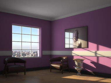 Living room with Marilyn..