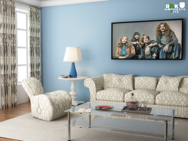 Living Room with Black Sabbath