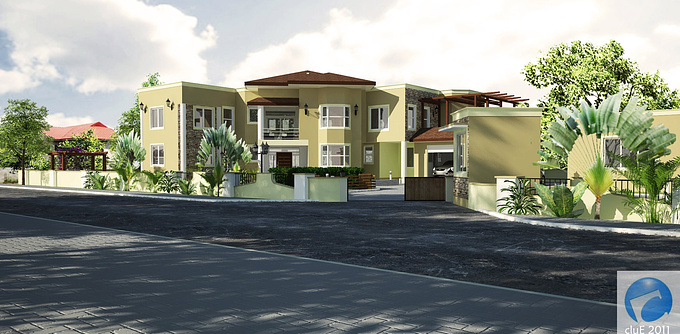 3d visualization for an architectural firm in ghana