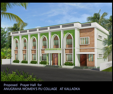 Prayer Hall  for  Collage