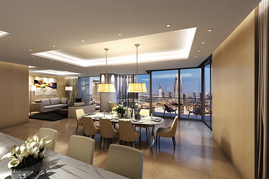 Interior Apartment Dubai. KPF architects