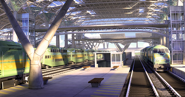 Train-Station X --Interior--