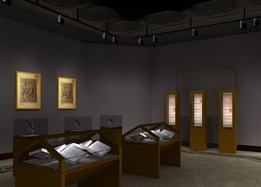 museum dark gallery