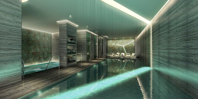 SAJ
Concept Design for a Spa Area to a Luxury Residental Development.