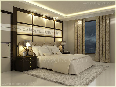 3d Interior design of Bed Room