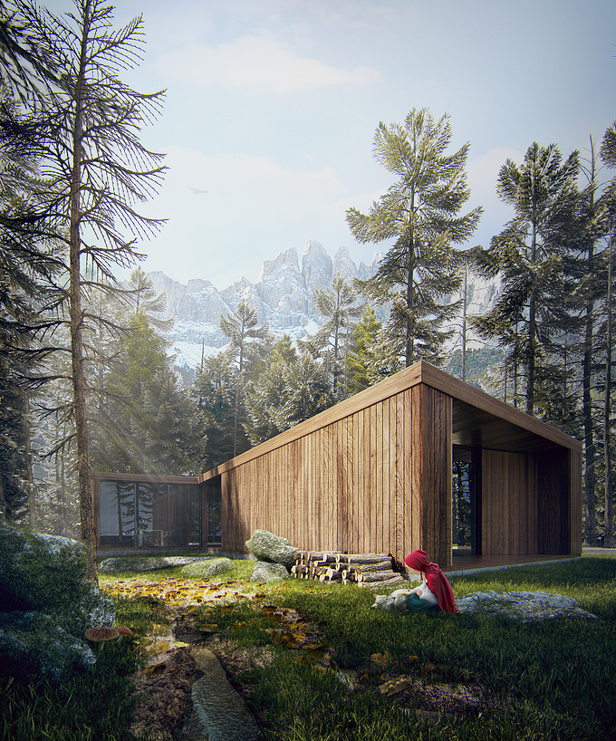 hi all, here is my last personal project the new house for the Red Riding Hood!
