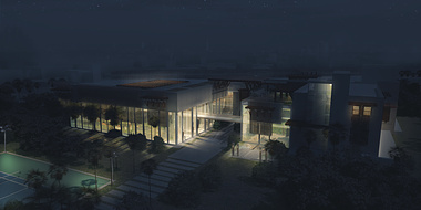New Azhar Library | Night